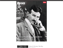 Tablet Screenshot of oddee.com